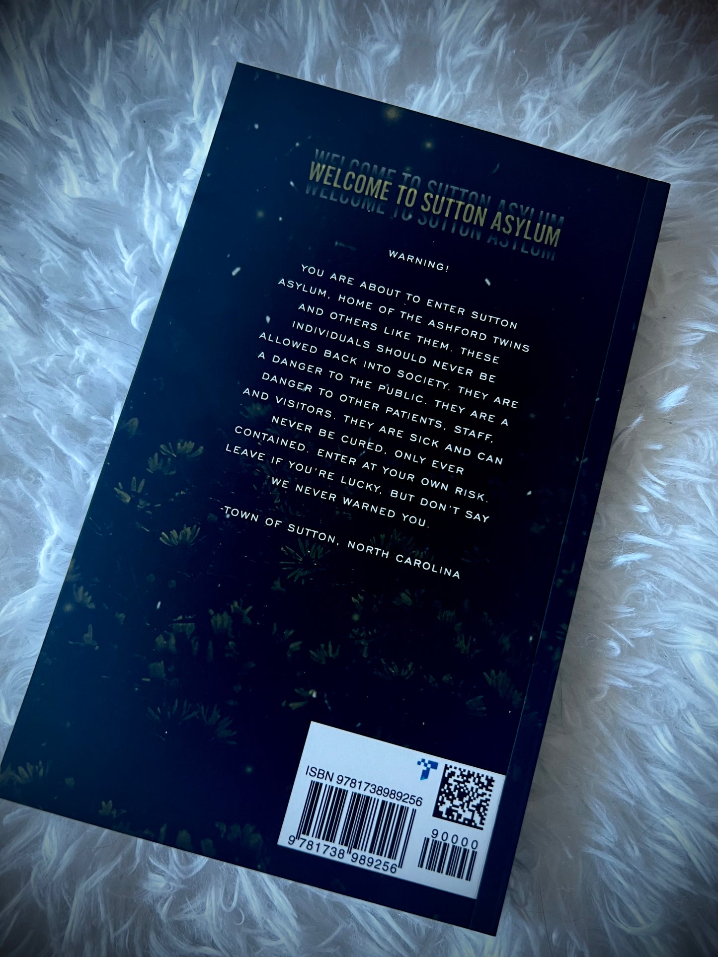 SIGNED Paperback - Sutton Asylum